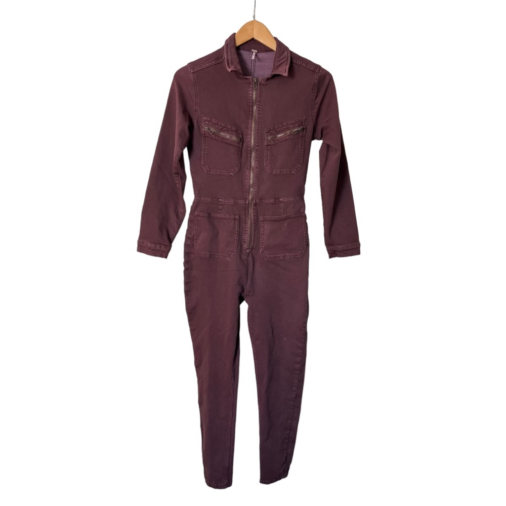 NWT Free People Lennox Jumpsuit Bitter Barks S - Picture 4 of 8